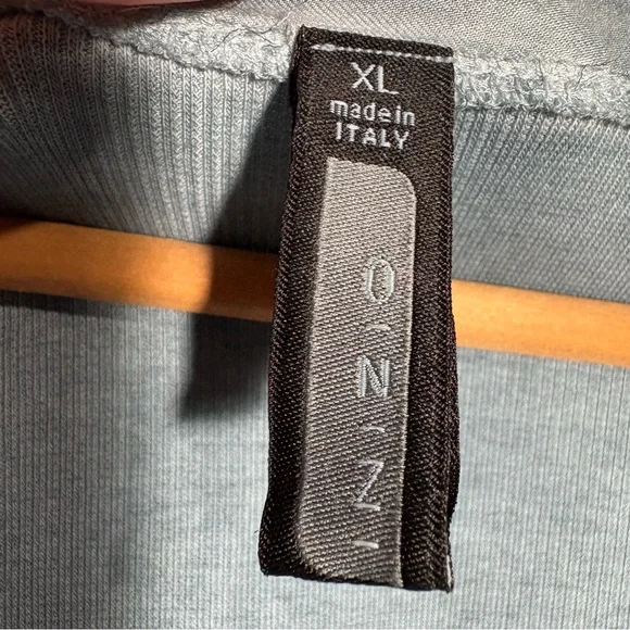 INIZIO | Sleeveless Sea Blue Tier Dress with Tie-Front Linen Over Cardi size XL - Picture 7 of 12